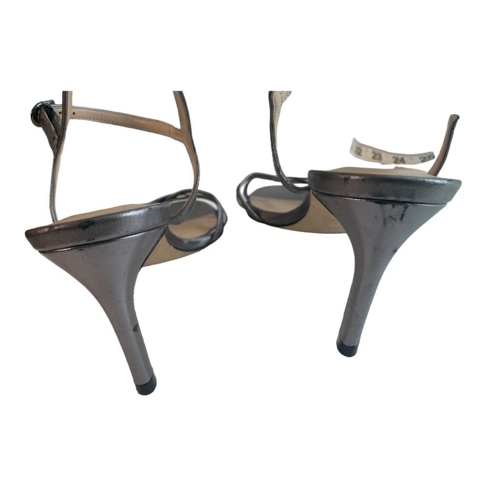 Authentic-Stuart Weitzman Starla 105 Leather Sand… - image 6